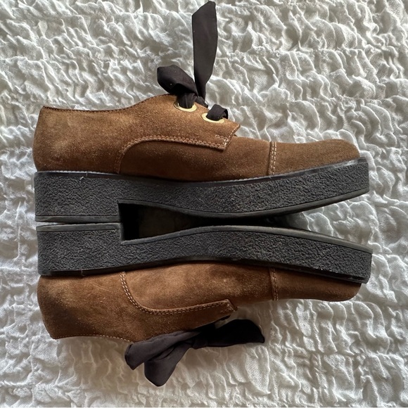 Nursace Italian Suede Lace-Up Loafers – Size 39 - Picture 3 of 8